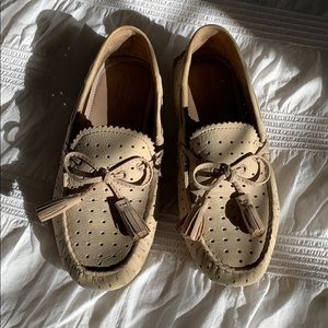 Coach leather moccasins size 7